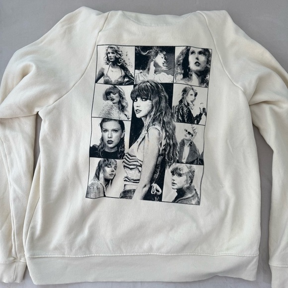 Taylor Swift Cream Eras Tour Hoodie Swifties Concert Merch 2023 The Eras Tour S - Picture 1 of 4